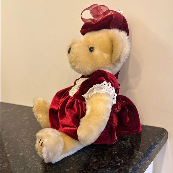 The Brass Button Collectible Pickford Plush Bear PEARL Jointed Handcrafted 13” - Picture 3 of 8